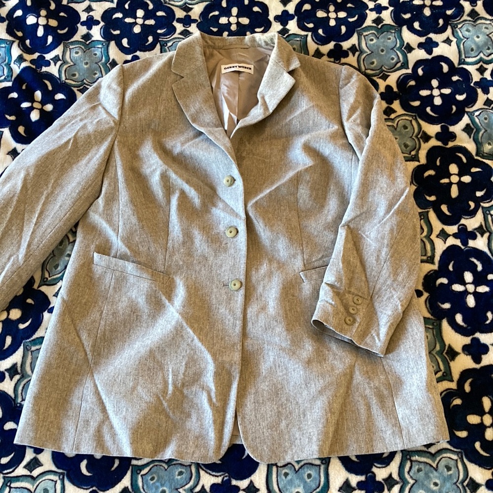 Oversized Grey Blazer